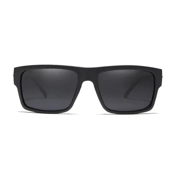 Mens Rectangular Sunglasses Polarized Driving Fishing Shades‎ Black Outdoor Work - Picture 11 of 13